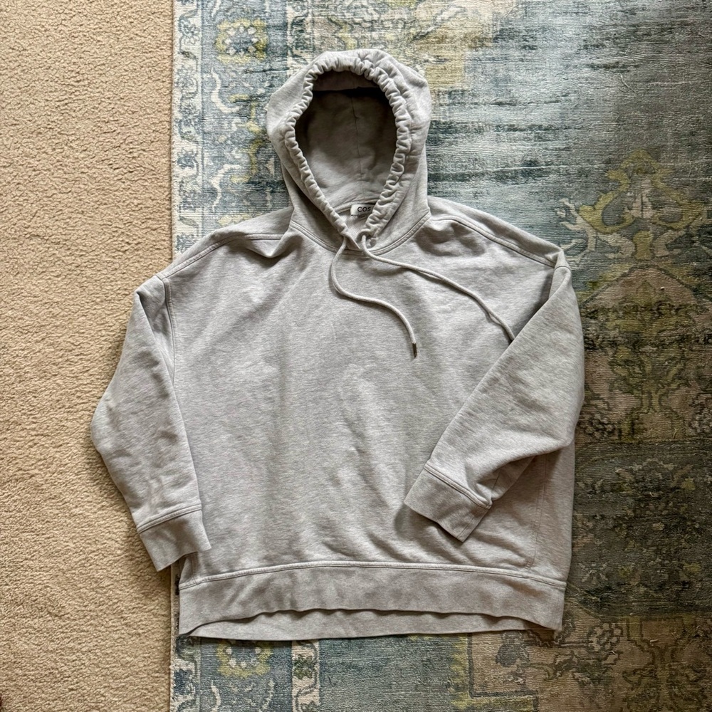 COS Light Gray Women’s Hoodie Sz Small